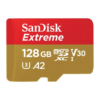 SanDisk Extreme Memory Card 256GB TF Flash Kartice 128GB 64GB SDXC UHS-I Kartica MicroSD U3 Class10 V30 A2 Za gopro 4K Video UHD