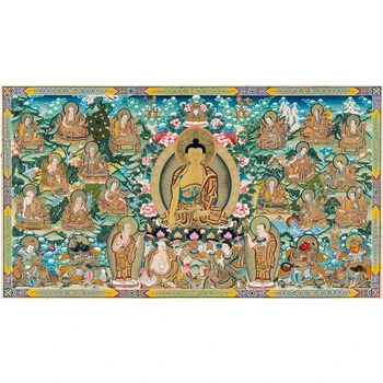 Tibera Buddhist Thangka visi slike Tibera freske dnevna soba odlikovanja