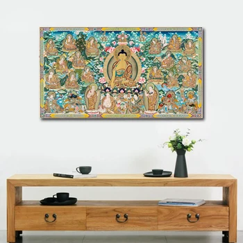 Tibera Buddhist Thangka visi slike Tibera freske dnevna soba odlikovanja