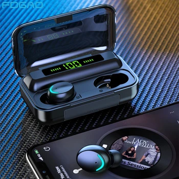 TWS Bluetooth 5.0 Slušalke Brezžične Bluetooth Športne Slušalke Hi-fi Stereo Slušalke 2000mAh Brezžične V uho Čepkov Slušalke