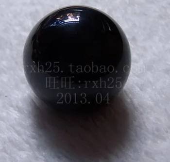 Brezplačna dostava 2pcs/veliko Črno 25 mm frnikole kombinacija obrti dekoracijo kristalno kroglo frnikole