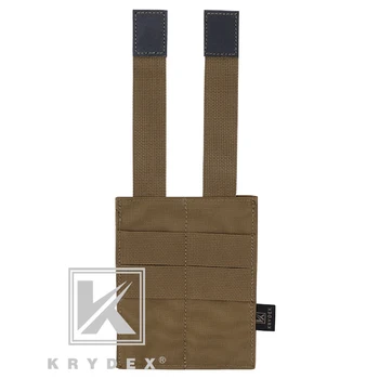 KRYDEX 9 mm.45 Dvojno Open Top Mag Pouch Taktično Visoke Hitrosti Hitro Pripravi Pištolo Revije Torbica Tulec Za Streljanje, Lov CB