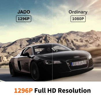JADO T690 12-palčnim 1080P Objektiv Vožnje Video Snemalnik Dash Cam Avto Dvr Kamera Dashcam FHD Dvojno 24 Urah Avto Pogled od Zadaj Kamero Kul