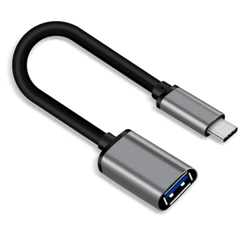 0,2 M Kratek OTG Tip-C, USB 3.0, Ženski Kabel usb OTG Adapter USBC za MacBook Pro Huawei Xiaomi Nexus Samsung USB Disk HDD povezava