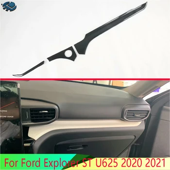 Za Ford Explorer ST U625 2020 2021 Avto Dodatki iz Ogljikovih Vlaken Slog, sredinski konzoli, Notranjih armaturne Plošče Okoli trim