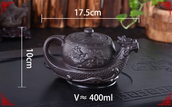 Vroče Prodaje Kitajski Yixing vijolično gline Čajnik,Raditional zmaj čaj pot Veliko zmogljivost Ročno gline čaj nastavite grelnik vode kung fu čajnik