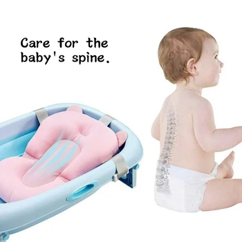 Zložljivi Baby Kopel Blazine Novorojenčka Kopel Anti Slip Sedež Dojenček, Ki Plava Bather Kad Pad Tuš Podporo Varnost Mehko Blazino