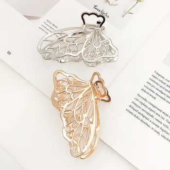 Kovinski metulj ostra nov modni ostra tiara za ženske Rojstni dan pribor za lase Rakovice nevihte posnetek ženski darilo