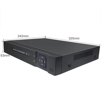 CCTV 32CH NVR H. 265 HDMI 1080P Omrežja, Video Snemalnik za IP Kamero 25CH 5MP 8CH 4K NVR onvif p2p HI3536C 1CH audio out