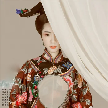 Wu Tou Sha Qing Princess Qifu Kostum Super Visoke Kakovosti Občutljivo Vezenje Kostum Hanfu za Ženske TV Play Hanfu