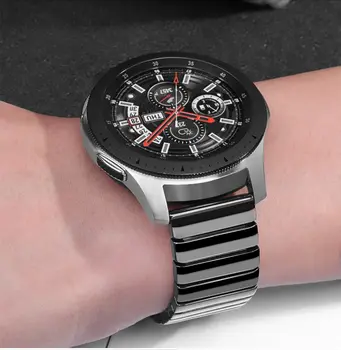 Keramični trak Za Samsung Galaxy watch 46mm band Prestavi S3 Meje zapestnica s 3 46 22 mm Huawei watch GT2 trak 22 mm watch band
