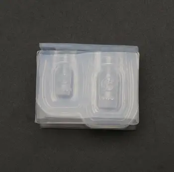 Ročno majhnosti Medu Jar Plesni Steklenico Obesek UV Smolo Litje Plesni Miniture Hrane Igrajo Silikonsko Plesni Nakit, Izdelava
