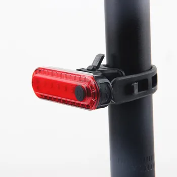 Izposoja zadnje luči led kolesarske luči flash USB charge kolesarjenje Opozorilo sedežna rep Polnilna izposoja luč dodatki