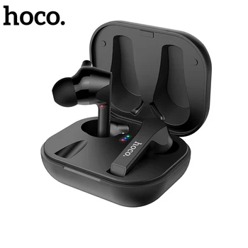 HOCO TWS Brezžične Bluetooth Slušalke 5.0 Intelligent Touch Kontrole Brezžični TWS Slušalke 3D Stereo bas Iger na srečo Športne Slušalke