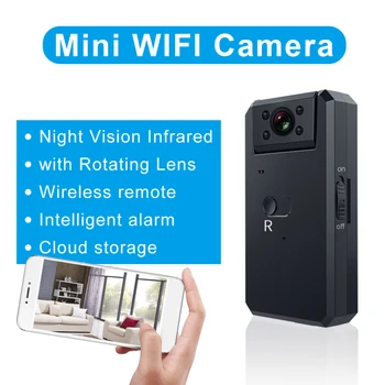 Novi Mini 180 ° Vrtljiva Kamera Oblak IP Kamera, WiFi Brezžično Smart Ir Noč Home Security DV Cam Na Zalogi