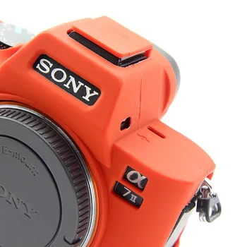 Mehke Silikonske za Fotoaparat torba za Sony A7 II A7II A7R Mark 2 Gumijasti Zaščitni Telo Kritje Primera Kože