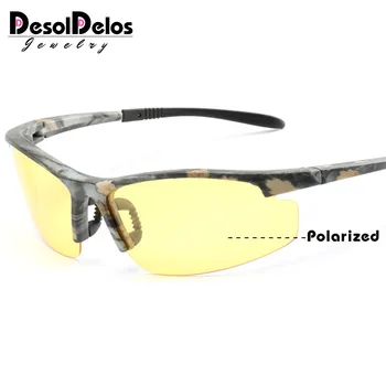 2019 Vrh Kakovosti Polarizirana sončna Očala Moških Camo Letnik Moški Polaroid sončna Očala za moške De Sol Masculino Očala Dodatki