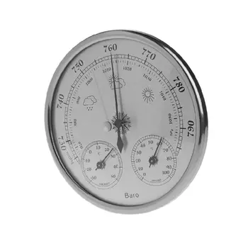 130 mm Zračni Tlak Temperatura Higrometer Vremenske Postaje Tri-v-Enem Barometer Film Kovinsko Škatlo, Barometer