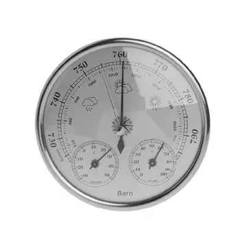 130 mm Zračni Tlak Temperatura Higrometer Vremenske Postaje Tri-v-Enem Barometer Film Kovinsko Škatlo, Barometer