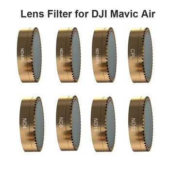 Objektiv kamere Filter za DJI Mavic Zraka Brnenje CPL ND PL Polarizirajočega Filter ND 4 16 32 64 PL Nevtralni Objektiv Filter dodatna Oprema