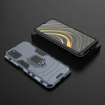 Za Xiaomi POCO M3 NFC Težke zaščitne sponke obroč Primerih za poco m3 Avto Nosilec Telefona Zaščitni pokrov nazaj