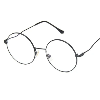 Retro Krog Anti Modra Lahkih Kovin Očala Okvir Ženske Prevelik Kratkovidnost Računalnik Oči Očala Okvirji Moških Očala Oculos Gafas