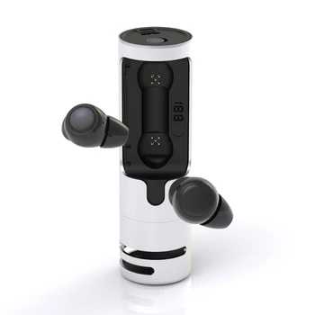 JHUR TWS Čepkov Brezžična Mini Bluetooth Slušalke Touch Kontrole Nepremočljiva Stereo Zvok za Pametni Telefon S Polnjenjem Polje