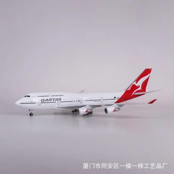 1/150 Avstralske letalske družbe Boeing 747 potniških letal civilnega letalstva zrakoplovi, model, simulacija brez luči zbirka