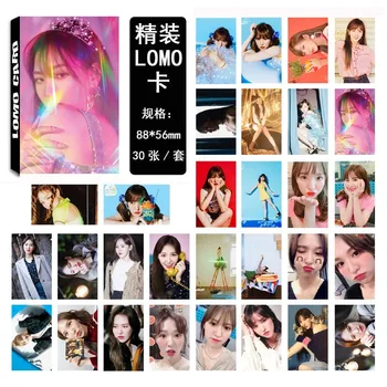 30pcs/set Kpop Rdeče Mah photocard WENDY eno lomo kartico visoke kakovosti HD sliko Kpop Rdeče Mah redvelvet Album plakat kartico