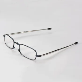 Upogljivi obravnavi očala prenosni teleskopska očala nog moških in žensk mini obravnavi očala dioptrije 1.0-4.0 z očali polje