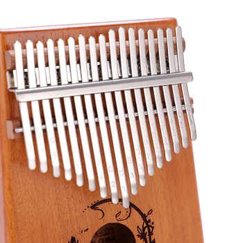 17 Tipke Mahagoni Lesa Kalimba Tolkala Glasbila, Palec Prst Klavir Lahki Prenosni Glasbeni Elementi