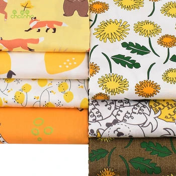 Jeseni Polja Serije,Tiskano Keper Bombažne Tkanine, Za DIY Šivanje Quilting Baby & otroška posteljica Oblačila Materiala