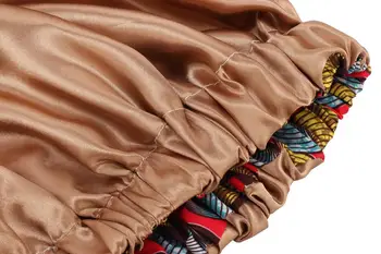 Nova Velika Dvojna Plast Noč Spanja Skp Afriške Tiskanja lase Bonnet Saten Obložene Skp Pokrivalo Ženske Turban Pokrivala