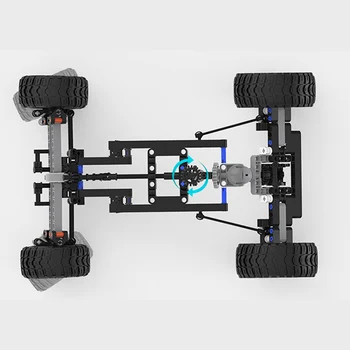 Xiaomi Mitu gradniki Robot Desert Racing Avto DIY Izobraževalne Igrače Ackermann Krmilni Valj, bat povezava Otroci Darilo