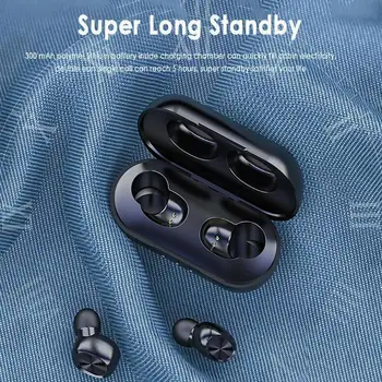 VODOOL B5 TWS Brezžična tehnologija Bluetooth 5.0 Mini Touch Kontrole Športne Slušalke za V uho Stereo Čepkov slušalke s Polnjenjem Primeru Nove