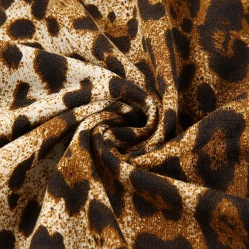 Cheetah Tiskanje Vrh Leopard Off Ramenski Tank Obrezovanje Žensk Y2k Cheetah Tiskanja Vintage Oblačila Rjava Cev Pribor Bustier Vrhovi