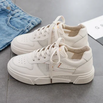 Belbello 2019 Nov slog casualstreets beli čevlji Študentov športni čevlji Dihanje Moda Preproste Ženske Stanovanj