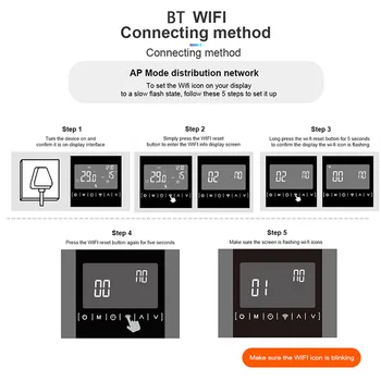 3A/16A WiFi Smart Termostat LCD-Zaslon na Dotik za Električne Talne Ogrevalne Vode/Plinski Kotel Temperature Daljinski upravljalnik