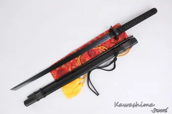 Nova Edinstvena Meč Ninja Puhalo Handforged Japonski Samuraj Katana 1045 Ogljikovega Jekla, Črna Rezilo Polno Tang Za Ninjato