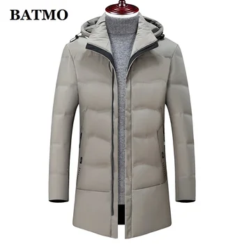 BATMO 2019 nov prihod zime visoke kakovosti 80% withe raca navzdol hooded jopiči, moški,moški, je topel plašč,plus-velikost M-7XL 2095