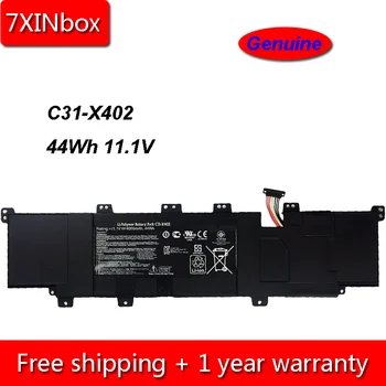 7XINbox 40Wh 4000 mah 11.1 V Prave C31-X402 Laptop Baterija Za Asus VivoBook S300 S400 S300C S300CA S300E S400C S400CA S400E