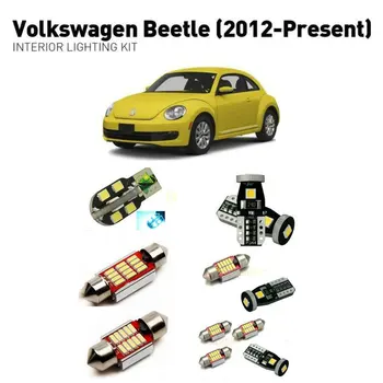 Led notranja osvetlitev Za volkswagen beetle 2012+ 7pc Led Luči Za Avtomobile razsvetljave, komplet avtomobilske žarnice Canbus