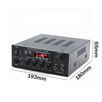 1000W 220V 110V bluetooth Audio Ojačevalnik za Domači Kino Ojačevalniki, amplificador Audio z Daljinskim upravljalnikom Podpora FM, USB