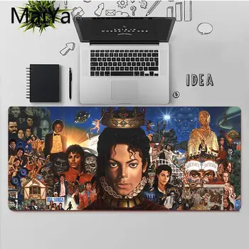 Maiya Vrh Kakovosti Michael Jackson Prenosni Računalnik Mousepad Brezplačna Dostava Velik Miško, Tipke Tipkovnice Mat