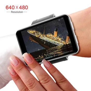 DM100 4G 2.86 Palčni Zaslon Smart Watch Android 7.1 3GB 32GB 5MP Kamero 480*Ločljivost 640 2700mah Baterije Smartwatch PK M20 DM98