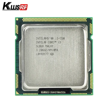 Original Intel Core i3 550 Procesor 3.2 GHz, 4 MB Predpomnilnika LGA1156 CPU Desktop