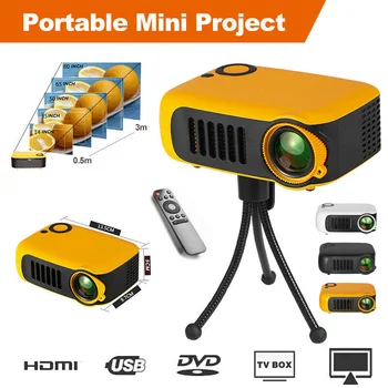 Mini Prenosni Žepni Projektor HD 1080P LCD Film Video Home Theater HDMI USB NC99