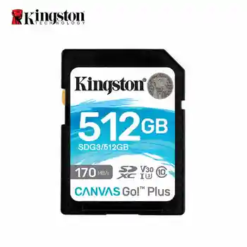 Original Kingston SD Kartica 64GB 128GB 32GB cartao de memoria 256gb Class10 uhs-i U3 4K flash pomnilniško kartico za SLR fotoaparate brezpilotna letala