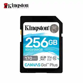 Original Kingston SD Kartica 64GB 128GB 32GB cartao de memoria 256gb Class10 uhs-i U3 4K flash pomnilniško kartico za SLR fotoaparate brezpilotna letala