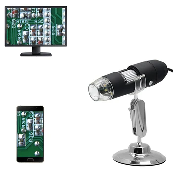 1080P 3 V 1, USB Android Tip-c Stereo Mikroskop Elektronski WIFI Digitalni HD 2.0 Mega slikovnih Pik 1000x Mikroskopom Lupo Fotoaparat
